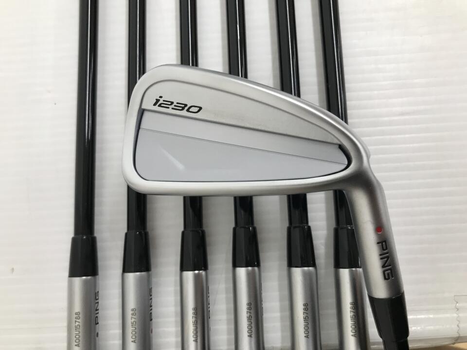 【中古】ピン i230 アイアンセット Sフレックス 38.0インチ ALTA J CB BLACK Cランク 右利き用 PING ゴルフクラブ ゴルフドゥ ゴルフ用品 GOLF DO 中古ゴルフクラブ