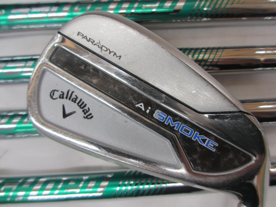 【中古】キャロウェイ PARADYM Ai SMOKE アイアンセット 25° Sフレックス 37.875インチ NSプロ950GH neo Cランク 右利き用 Callaway ゴルフクラブ パラダイムAiスモーク ゴルフドゥ ゴルフ用品 GOLF DO 中古