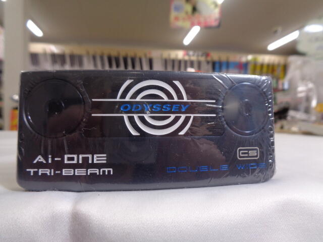 【中古】オデッセイ Ai-ONE TRI-BEAM DOUBLE WIDE CS パター 34.0インチ ヘッドカバーあり オリジナルスチール Sランク 右利き用 ODYSSEY ゴルフクラブ ゴルフドゥ ゴルフ用品 GOLF DO 中古ゴルフクラブ