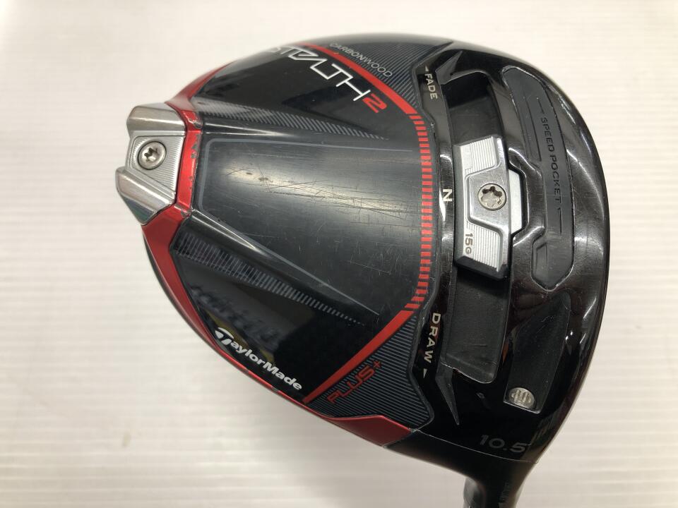 【中古】テーラーメイド STEALTH2 PLUS ドライバー 10.5° Rフレックス 45.75インチ ヘッドカバーあり Diamana TM50 Cランク 右利き用 Taylormade ゴルフクラブ ステルス2プラス ゴルフドゥ ゴルフ用品 GOLF