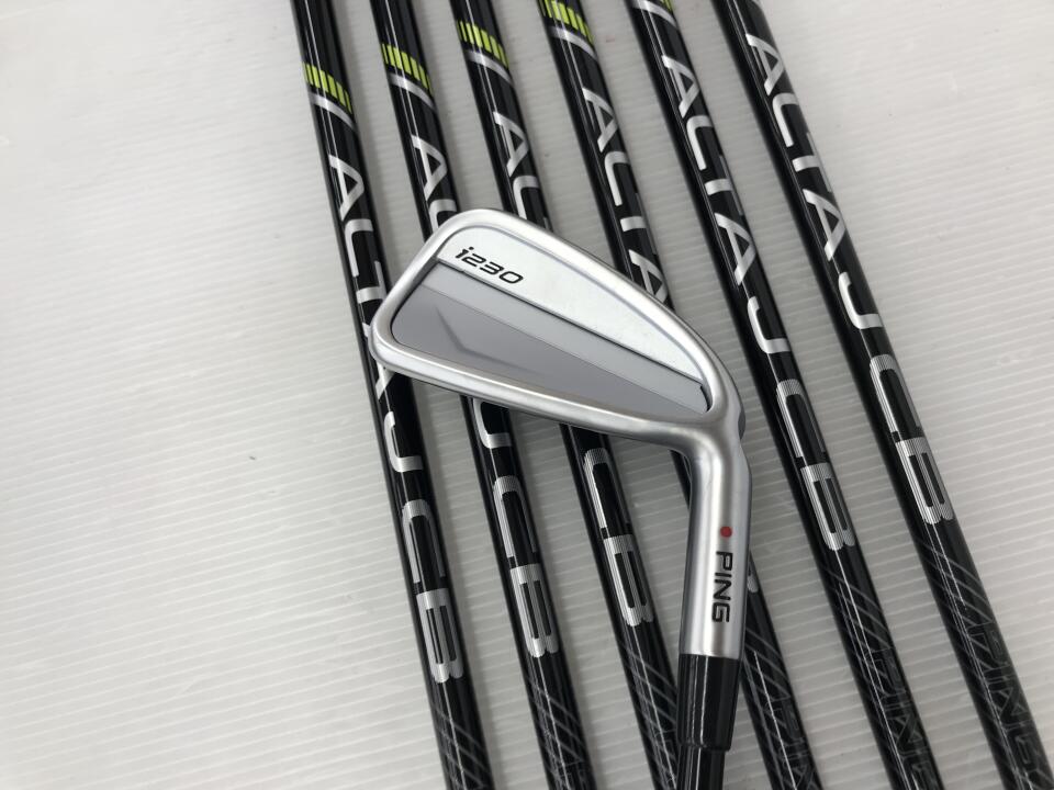 【中古】ピン i230 アイアンセット SRフレックス 38.0インチ ALTA J CB BLACK Cランク 右利き用 PING ゴルフクラブ ゴルフドゥ ゴルフ用品 GOLF DO 中古ゴルフクラブ