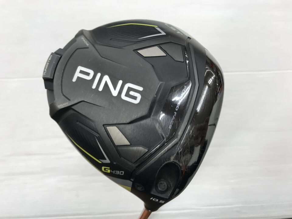 【中古】ピン G430 LST ドライバー 10.5° Sフレックス 44.75インチ ヘッドカバーあり ツアーAD DI-6 リシャフト品 Cランク 右利き用 PING ゴルフクラブ ゴルフドゥ ゴルフ用品 GOLF DO 中古ゴルフクラ