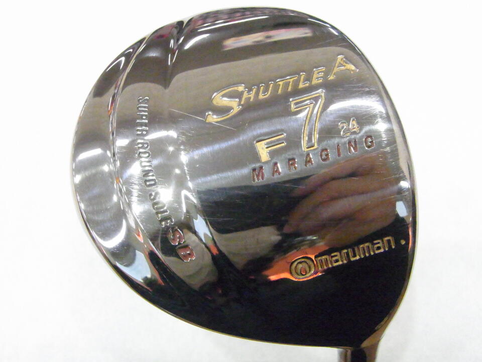 【中古】【レディースモデル】マジェスティゴルフ シャトルA（エース）タイプF フェアウェイウッド 7W 24° Lフレックス 40.5インチ ヘッドカバーあり シャトルエースタイプＦ Dランク 右利き