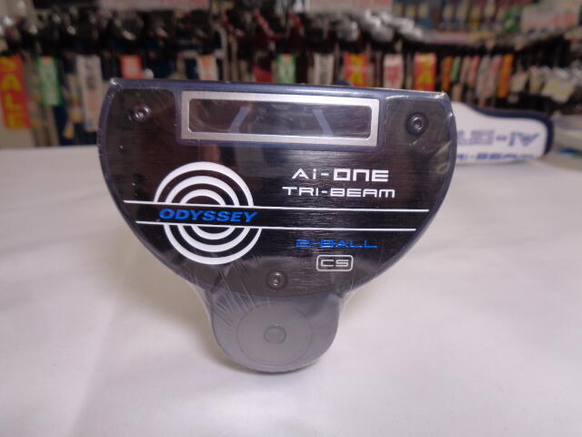 【中古】オデッセイ Ai-ONE TRI-BEAM 2-BALL CS パター 34.0インチ ヘッドカバーあり オリジナルスチール Sランク 右利き用 ODYSSEY ゴルフクラブ ゴルフドゥ ゴルフ用品 GOLF DO 中古ゴルフクラブ