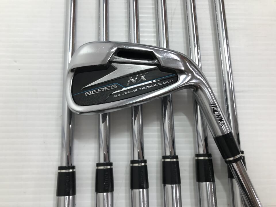 【中古】ホンマゴルフ BERES NX アイアンセット Sフレックス 37.25インチ NSプロ850GH neo Cランク 右利き用 ゴルフクラブ ゴルフドゥ ゴルフ用品 GOLF DO 中古ゴルフクラブ