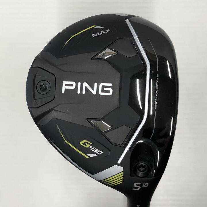 【中古】ピン G430 MAX フェアウェイウッド 5W 18° Rフレックス 42.25インチ ヘッドカバーあり ALTA J CB BLACK Bランク 右利き用 PING ゴルフクラブ G430マックス ゴルフドゥ ゴルフ用品 GOLF DO 中古ゴル