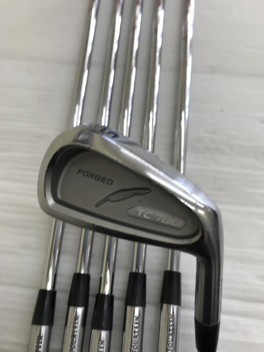 【中古】フォーティーン TC788 FORGED アイアンセット Sフレックス 38.0インチ NSプロ　MODUS 3　TOUR　120 リシャフト品 Cランク 右利き用 FOURTEEN ゴルフクラブ ゴルフドゥ ゴルフ用品 GOLF DO 中古ゴル