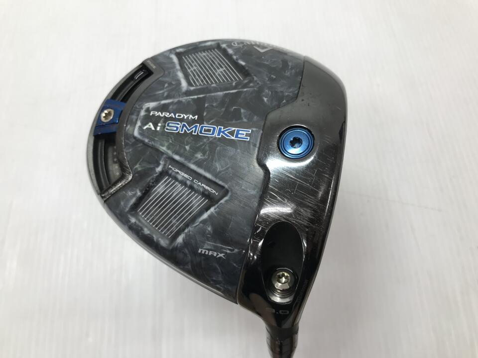 【中古】キャロウェイ PARADYM Ai SMOKE MAX ドライバー 9° Sフレックス 45.5インチ ヘッドカバーあり Speeder569EVOLUTION 3 リシャフト品 Cランク 右利き用 Callaway ゴルフクラブ パラダイムAiスモークマ|ゴルフ ドゥ 中古クラブ店