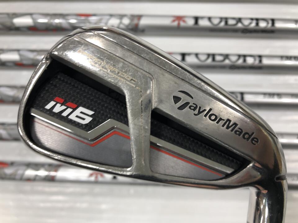 【中古】テーラーメイド M6 アイアンセット 21.5° Sフレックス 38.5インチ FUBUKI TM6 2019 Cランク 右利き用 Taylormade ゴルフクラブ ゴルフドゥ ゴルフ用品 GOLF DO 中古ゴルフクラブ