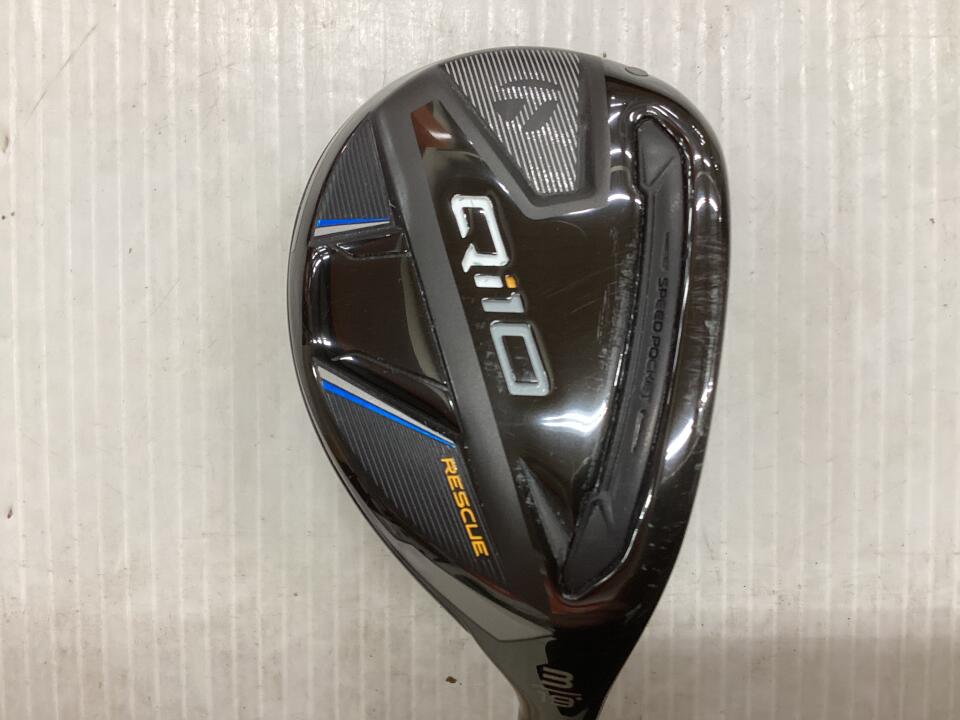 【中古】テーラーメイド Qi10 ユーティリティ 19° Sフレックス 40.75インチ ヘッドカバーあり グラファイトデザインRAUNE　ｈ65 リシャフト品 Cランク 右利き用 Taylormade ゴルフクラブ ゴルフドゥ
