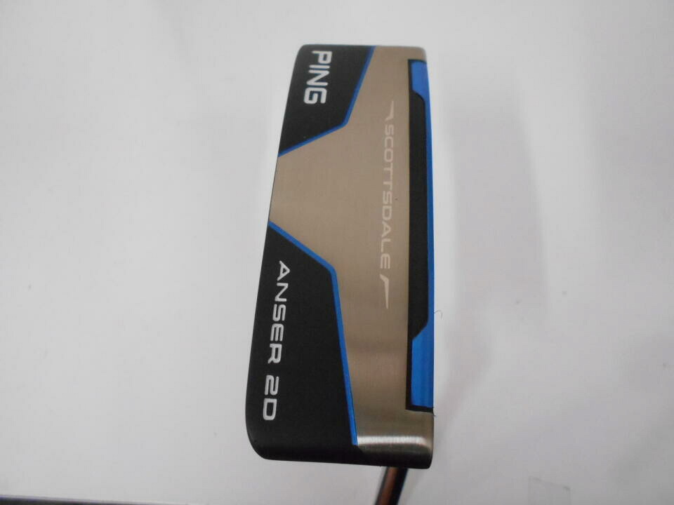 【中古】ピン SCOTTSDALE ANSER 2D パター 34.0インチ ヘッドカバーあり オリジナルスチール Cランク 右利き用 PING ゴルフクラブ スコッツデール アンサー2D ゴルフドゥ ゴルフ用品 GOLF DO 中古ゴル｜ゴルフ ドゥ 中古クラブ店