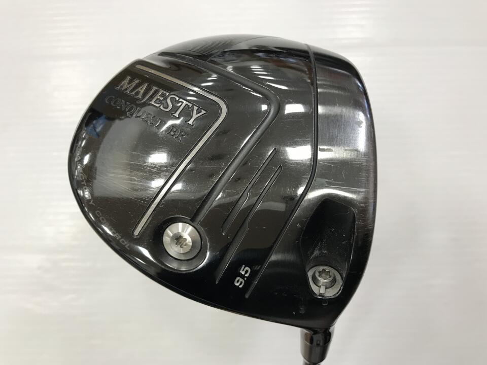 【中古】マジェスティゴルフ MAJESTY CONQUEST BK ドライバー 9.5° Sフレックス 45.75インチ ヘッドカバーあり Speeder EVOLUTION HV330 Dランク 右利き用 MAJESTY ゴルフクラブ ゴルフドゥ ゴルフ用品 GOLF DO