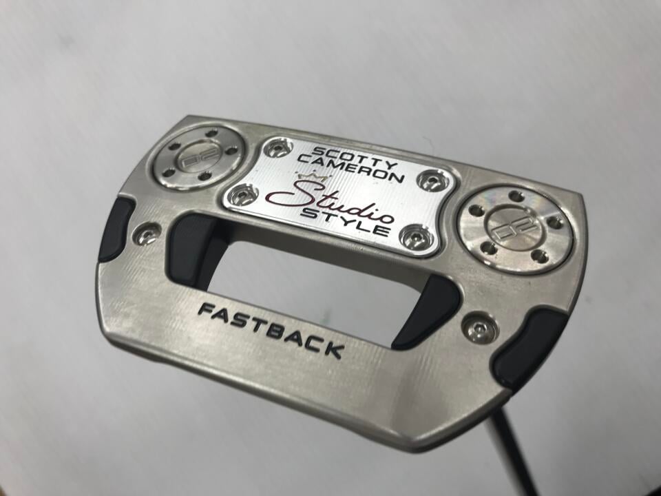 【中古】タイトリスト SC STUDIO STYLE FASTBACK パター 33.0インチ ヘッドカバーあり オリジナルスチール Cランク 右利き用 Titleist ゴルフクラブ スコッティキャメロン スタジオスタイル ゴルフド