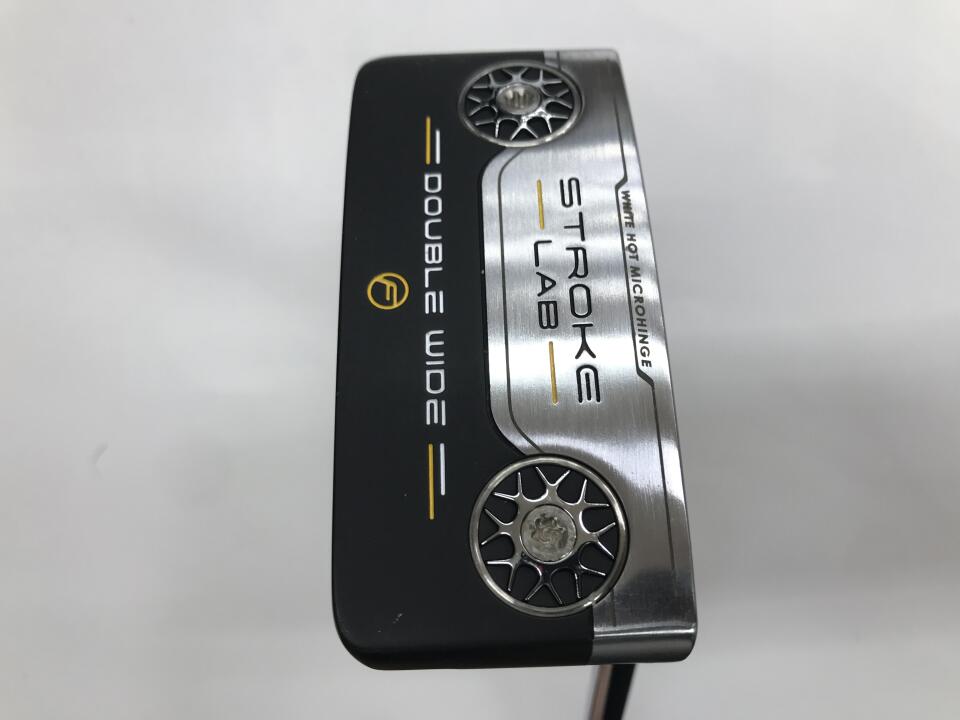 【中古】オデッセイ STROKE LAB DOUBLE WIDE FLOW パター 34.0インチ ヘッドカバーあり オリジナルスチール Cランク 右利き用 ODYSSEY ゴルフクラブ ゴルフドゥ ゴルフ用品 GOLF DO 中古ゴルフクラブ