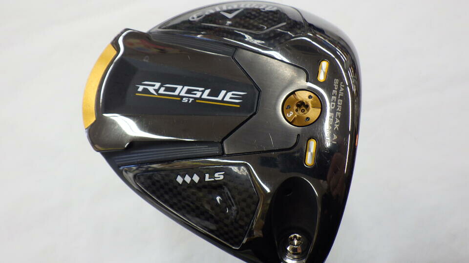 【中古】キャロウェイ ROGUE ST LS ◆◆◆ ドライバー 9° Sフレックス 45.25インチ ヘッドカバーあり ツア-AD　XC-6 リシャフト品 Cランク 右利き用 Callaway ゴルフクラブ ローグSTLSトリプルダイヤモ
