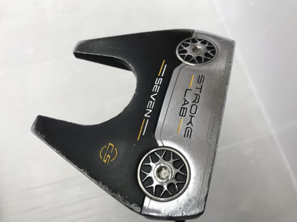 【中古】オデッセイ STROKE LAB SEVEN CS パター 34.0インチ ヘッドカバーあり オリジナルスチール Dランク 右利き用 ODYSSEY ゴルフクラブ ゴルフドゥ ゴルフ用品 GOLF DO 中古ゴルフクラブ