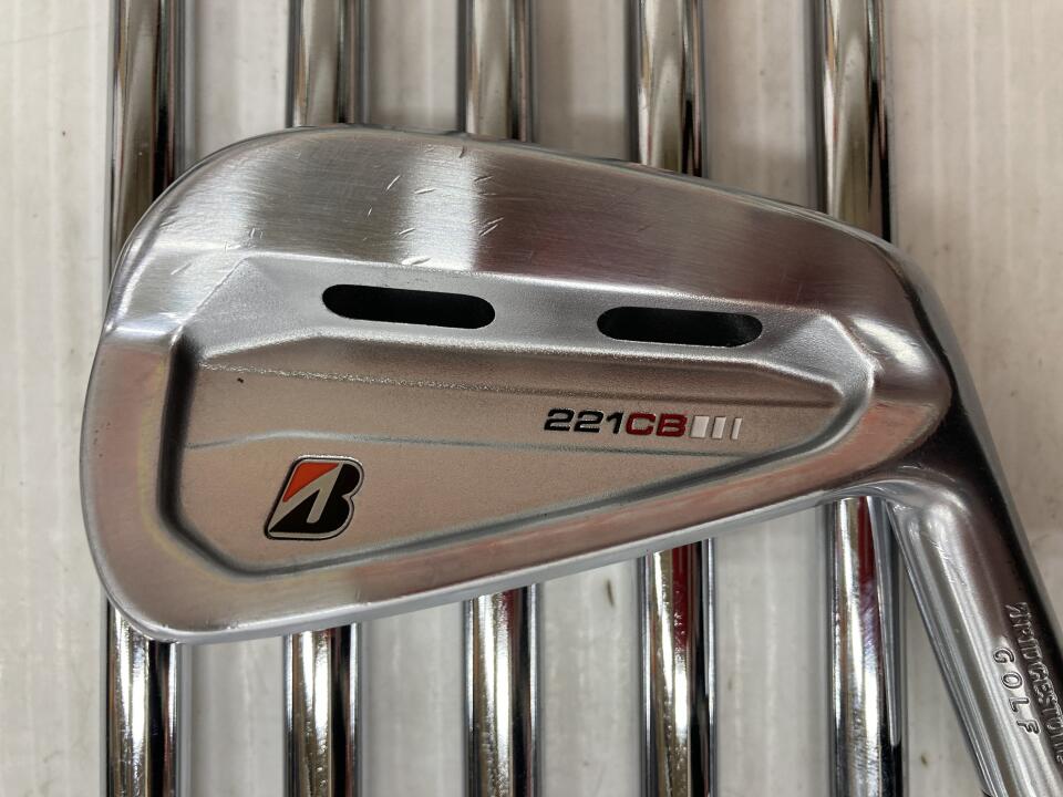 【中古】ブリヂストン 221CB アイアンセット S200フレックス 38.0インチ ダイナミックゴールド Cランク 右利き用 BRIDGESTONE ゴルフクラブ ゴルフドゥ ゴルフ用品 GOLF DO 中古ゴルフクラブ