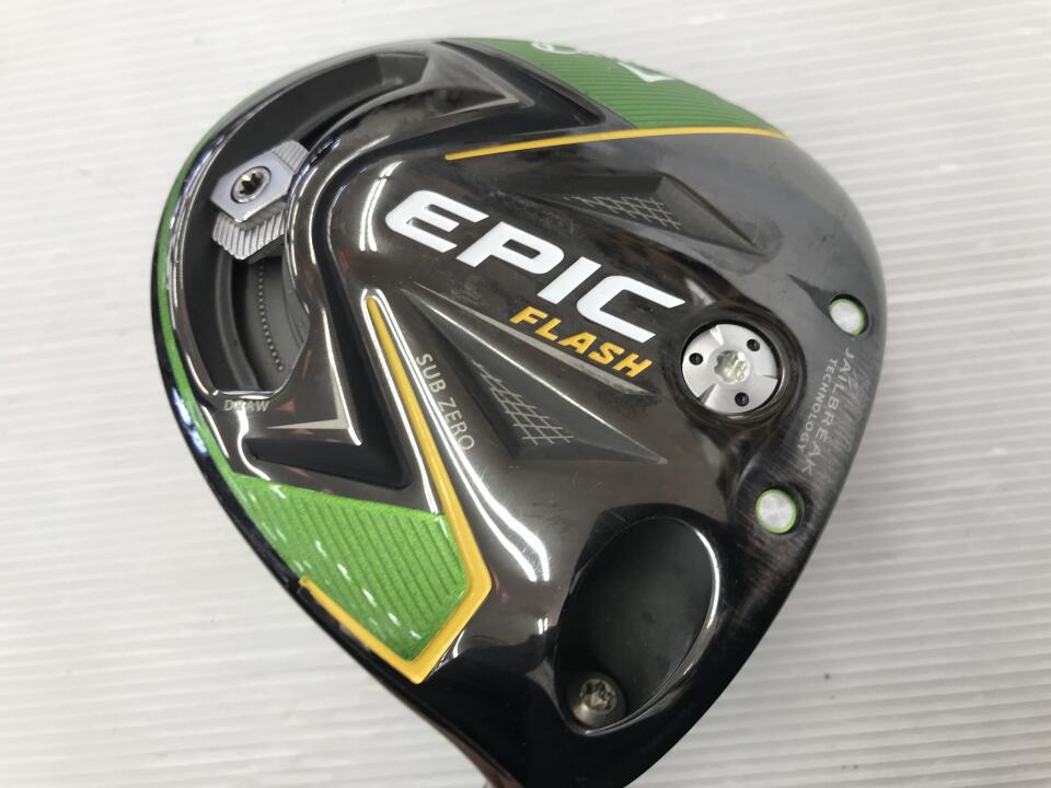 【中古】キャロウェイ EPIC FLASH SUB ZERO ドライバー 9° Sフレックス 45.25インチ ディアマナ ZF60 Cランク 右利き用 Callaway ゴルフクラブ エピックフラッシュサブゼロ ゴルフドゥ ゴルフ用品 GOLF DO|ゴルフ ドゥ 中古クラブ店