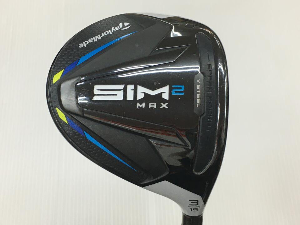 【中古】テーラーメイド SIM2 MAX フェアウェイウッド 3W 15° Sフレックス 43.0インチ ヘッドカバーあり Speeder 661 EVOLUTION 7 Dランク 右利き用 Taylormade ゴルフクラブ シム2マックス ゴルフドゥ ゴル