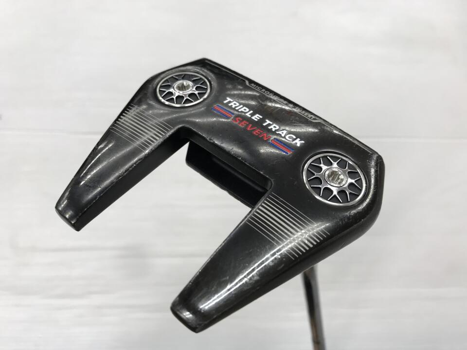 【中古】オデッセイ TRIPLE TRACK SEVEN パター 33.0インチ ヘッドカバーあり STROKE LAB Dランク 右利き用 ODYSSEY ゴルフクラブ ゴルフドゥ ゴルフ用品 GOLF DO 中古ゴルフクラブ