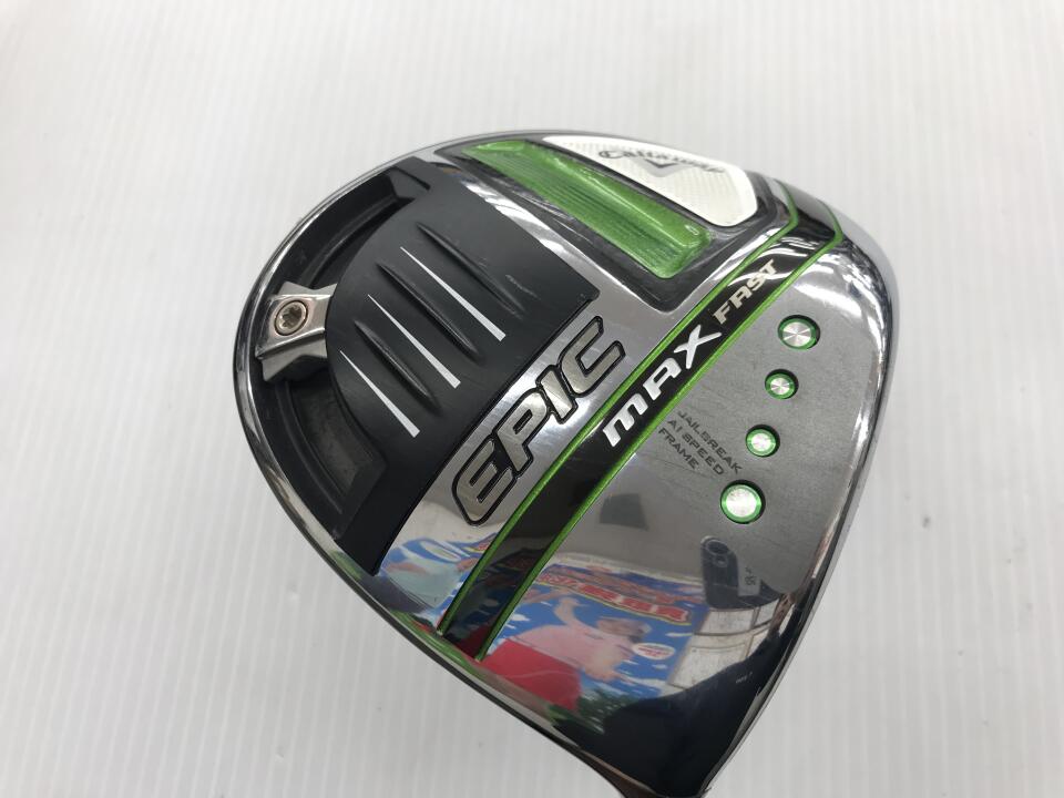 【中古】キャロウェイ EPIC MAX FAST ドライバー 9.5° Sフレックス 45.75インチ ヘッドカバーあり Speeder EVOLUTION for Callaway Cランク 右利き用 Callaway ゴルフクラブ エピックマックスファスト ゴルフ