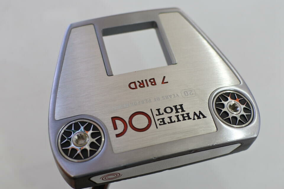 【中古】オデッセイ ホワイト ホット OG #7 BIRD パター 38.5インチ ヘッドカバーあり オリジナルスチール リシャフト品 Dランク 右利き用 ODYSSEY ゴルフクラブ ゴルフドゥ ゴルフ用品 GOLF DO 中古