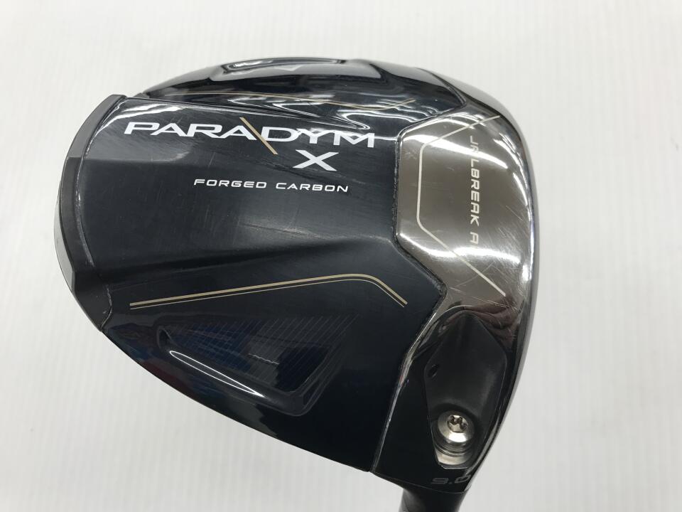 【中古】キャロウェイ PARADYM X ドライバー 9° SRフレックス 45.5インチ ヘッドカバーあり Speeder569EVOLUTION リシャフト品 Cランク 右利き用 Callaway ゴルフクラブ パラダイムX ゴルフドゥ ゴルフ用