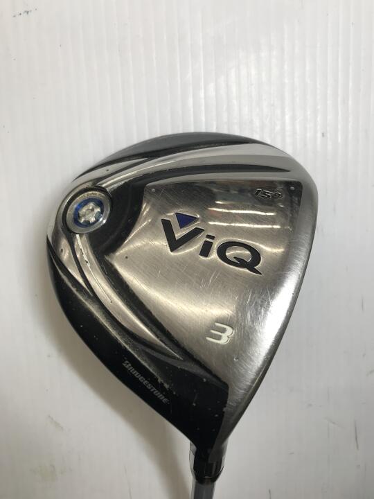 【中古】ブリヂストン ツアーステージ V-iQ (2010) フェアウェイウッド 3W 15° Rフレックス 43.0インチ ヘッドカバーあり VT-50w Cランク 右利き用 BRIDGESTONE ゴルフクラブ ゴルフドゥ ゴルフ用品 GOLF