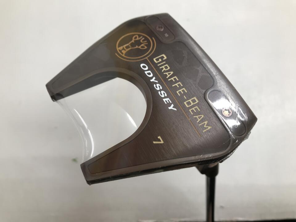 【中古】オデッセイ GIRAFFE-BEAM #7 パター 34.0インチ ヘッドカバーあり オリジナルスチール Sランク 右利き用 ODYSSEY ゴルフクラブ ゴルフドゥ ゴルフ用品 GOLF DO 中古ゴルフクラブ