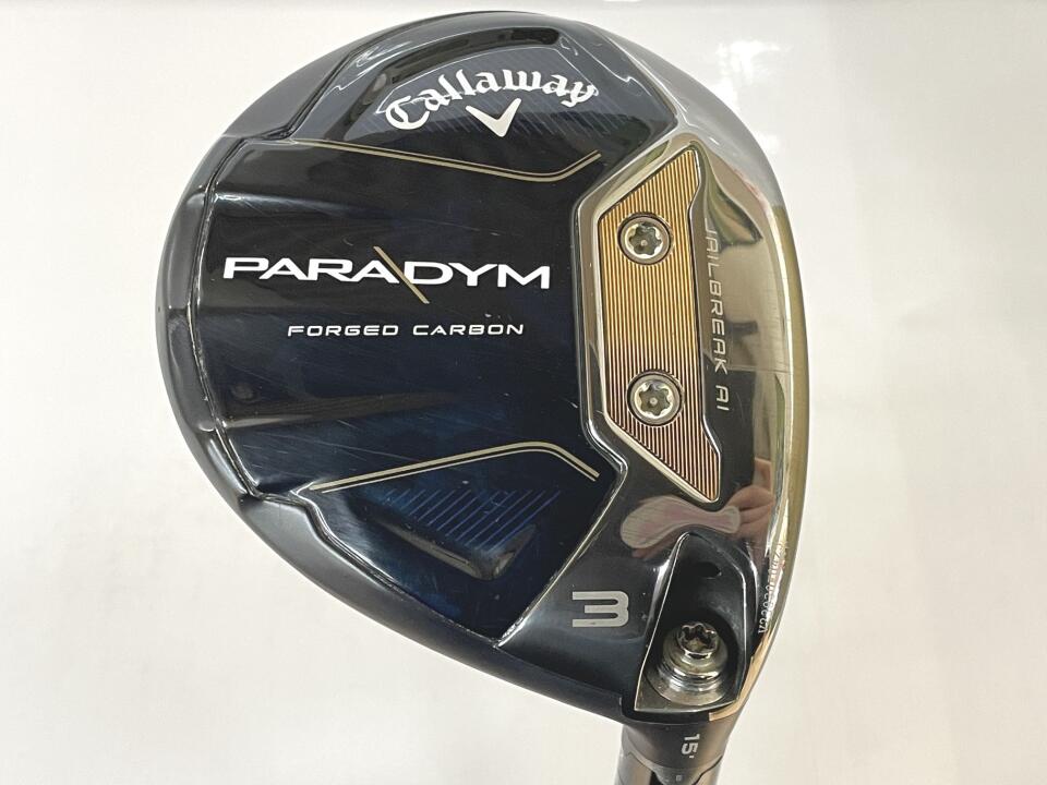 【中古】キャロウェイ PARADYM フェアウェイウッド 3W 15° Rフレックス 43.25インチ TENSEI 1K ORANGE　50 リシャフト品 Cランク 右利き用 Callaway ゴルフクラブ パラダイム ゴルフドゥ ゴルフ用品 GOLF DO