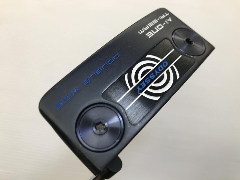 【中古】オデッセイ Ai-ONE TRI-BEAM DOUBLE WIDE パター 34.0インチ オリジナルスチール Cランク 右利き用 ODYSSEY ゴルフクラブ ゴルフドゥ ゴルフ用品 GOLF DO 中古ゴルフクラブ