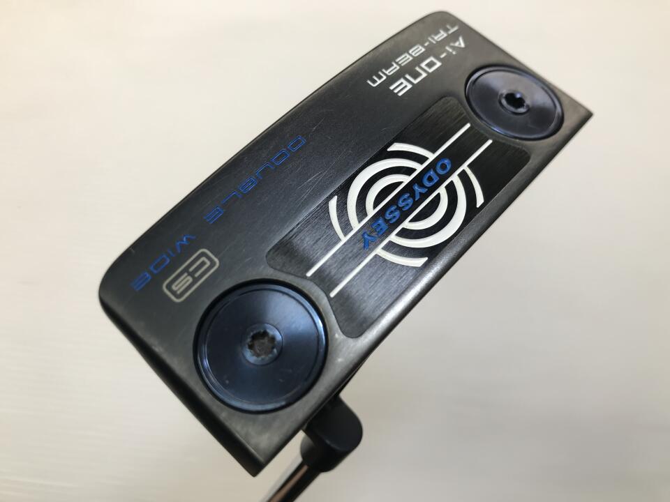 【中古】オデッセイ Ai-ONE TRI-BEAM DOUBLE WIDE CS パター 34.0インチ オリジナルスチール Cランク 右利き用 ODYSSEY ゴルフクラブ ゴルフドゥ ゴルフ用品 GOLF DO 中古ゴルフクラブ｜ゴルフ ドゥ 中古クラブ店