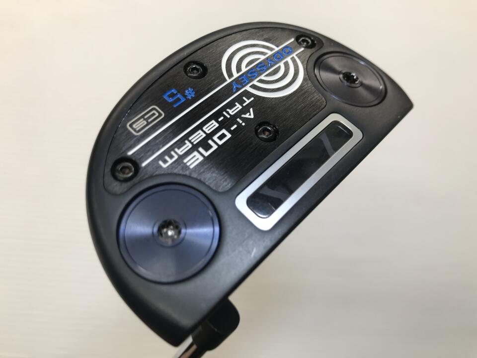 【中古】オデッセイ Ai-ONE TRI-BEAM #5 CS パター 34.0インチ オリジナルスチール Cランク 右利き用 ODYSSEY ゴルフクラブ ゴルフドゥ ゴルフ用品 GOLF DO 中古ゴルフクラブ