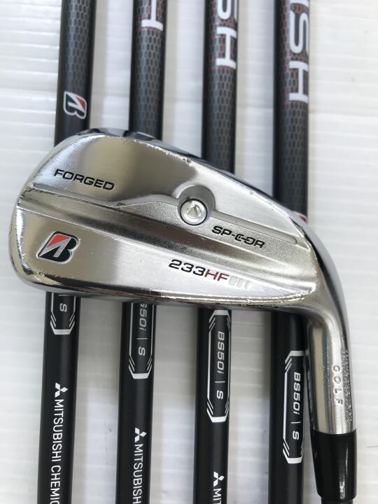 【中古】ブリヂストン 233HF アイアンセット Sフレックス 38.0インチ VANQUISH BS50i Cランク 右利き用 BRIDGESTONE ゴルフクラブ ゴルフドゥ ゴルフ用品 GOLF DO 中古ゴルフクラブ