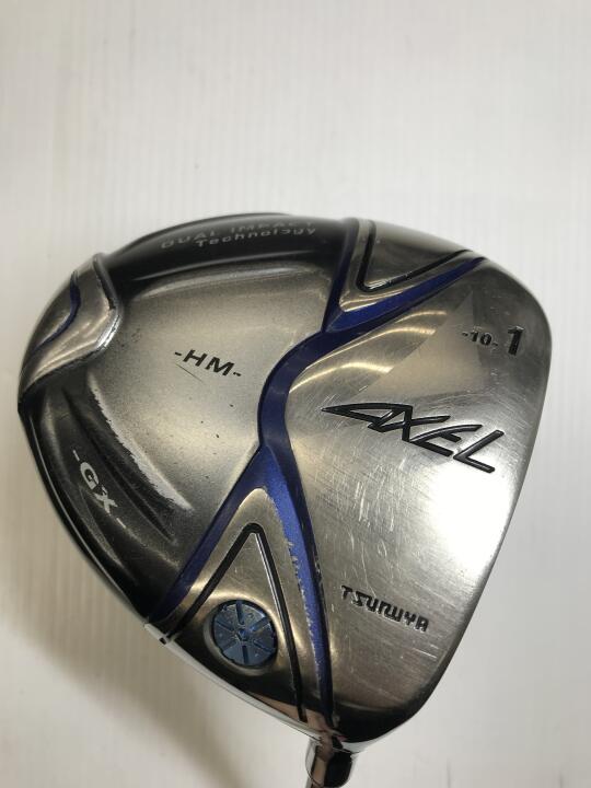 【中古】ツルヤ アクセル GX HM ドライバー 10° Sフレックス 46.25インチ アクセル GX HM Dランク 右利き用 TSURUYA ゴルフクラブ ゴルフドゥ ゴルフ用品 GOLF DO 中古ゴルフクラブ