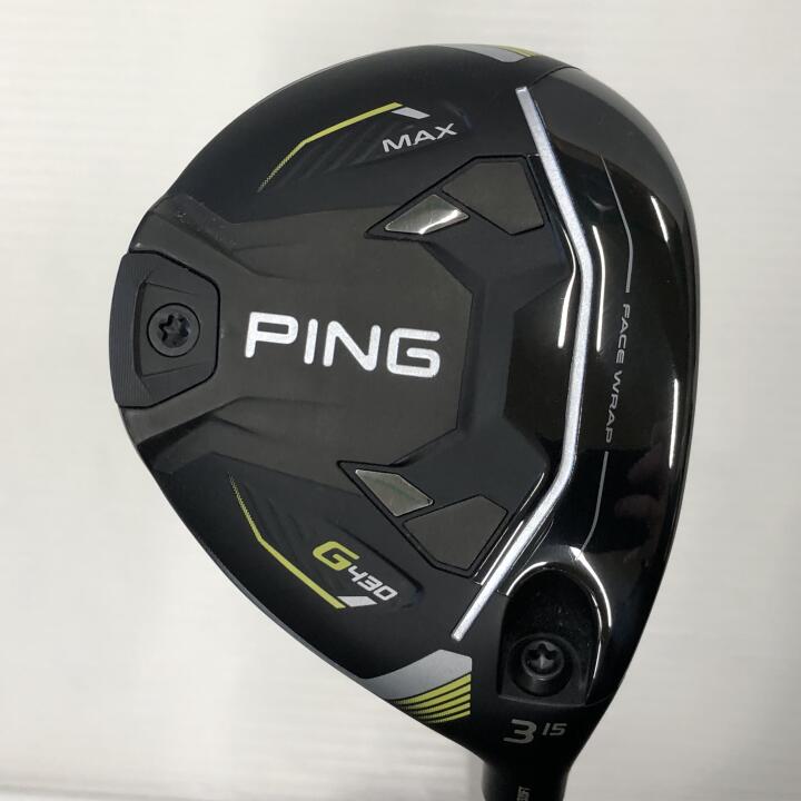 【中古】ピン G430 MAX フェアウェイウッド 3W 15° Sフレックス 43.0インチ ヘッドカバーあり TOUR 2.0 CHROME 65 Bランク 右利き用 PING ゴルフクラブ G430マックス ゴルフドゥ ゴルフ用品 GOLF DO 中古ゴ