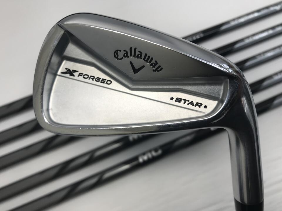 【中古】キャロウェイ X FORGED STAR 2024 アイアンセット 23° Sフレックス 38.0インチ Fujikura MC 70 for Callaway リシャフト品 Cランク 右利き用 Callaway ゴルフクラブ エックスフォージドスター2024 ゴル