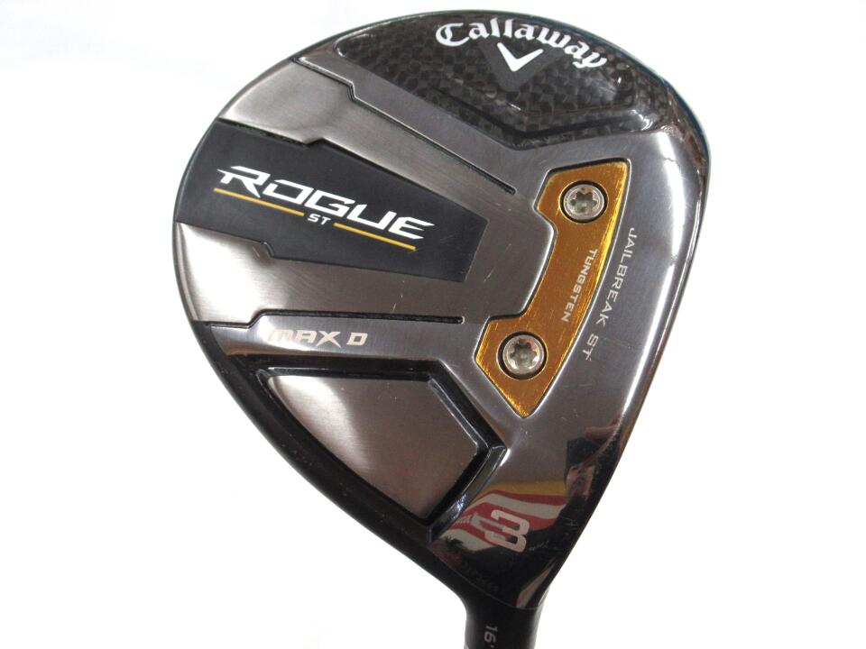 【中古】キャロウェイ ROGUE ST MAX D フェアウェイウッド 3W 16° Rフレックス 43.0インチ ヘッドカバーあり VENTUS 5 for Callaway Cランク 右利き用 Callaway ゴルフクラブ ローグSTマックスD ゴルフドゥ