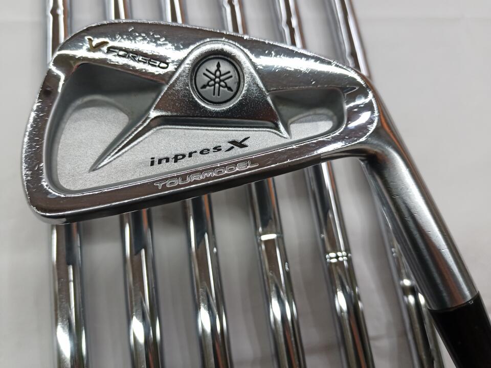 【中古】ヤマハ インプレスX Vフォージドツアーモデル 2010 アイアンセット S200フレックス 37.75インチ ダイナミックゴールドツア-イシュー リシャフト品 Dランク 右利き用 YAMAHA ゴルフクラブ