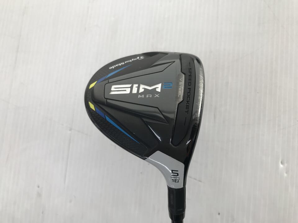 【中古】テーラーメイド SIM2 MAX US フェアウェイウッド 5W 18° Rフレックス 42.25インチ ヘッドカバーあり VENTUS BLUE FW5 リシャフト品 Dランク 右利き用 Taylormade ゴルフクラブ シム2マックス ゴル