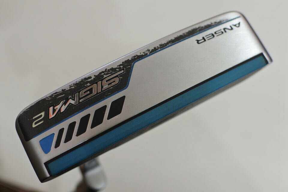 【中古】ピン SIGMA 2 ANSER Platinum パター 34.0インチ ヘッドカバーあり オリジナルスチール(PP62ｸﾞﾘｯﾌﾟ) Dランク 右利き用 PING ゴルフクラブ ゴルフドゥ ゴルフ用品 GOLF DO 中古ゴルフクラブ