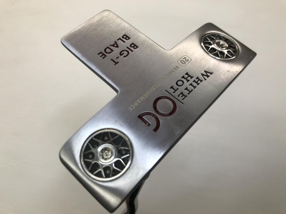 【中古】オデッセイ ホワイト ホット OG BIG T BLADE パター 35.0インチ ヘッドカバーあり STROKE LAB Cランク 右利き用 ODYSSEY ゴルフクラブ ゴルフドゥ ゴルフ用品 GOLF DO 中古ゴルフクラブ