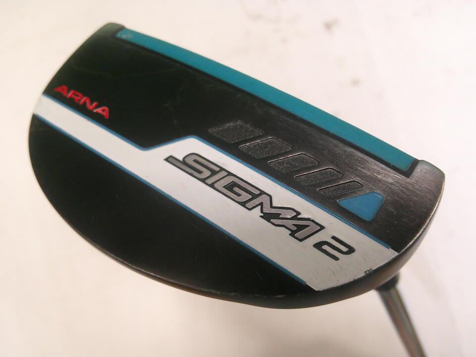 【中古】ピン SIGMA 2 ARNA Stealth パター 34.0インチ ヘッドカバーあり オリジナルスチール(PP58ｸﾞﾘｯﾌﾟ) Cランク 右利き用 PING ゴルフクラブ シグマ2アーナ ステルス ゴルフドゥ ゴルフ用品 G