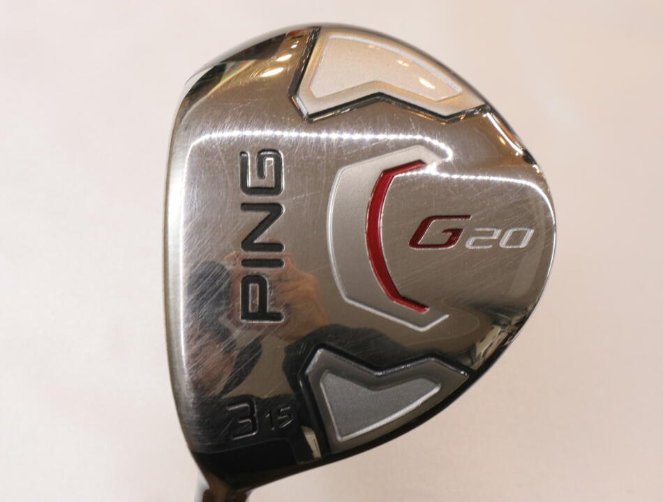 【中古】ピン G20 フェアウェイウッド 3W 15&deg; Sフレックス 43.0インチ ヘッドカバーあり ATTAS-T2　6for　FW リシャフト品 Dランク 左利き用 PING ゴルフクラブ ゴルフドゥ ゴルフ用品 GOLF DO 中古ゴル｜ゴルフ ドゥ 中古クラブ店