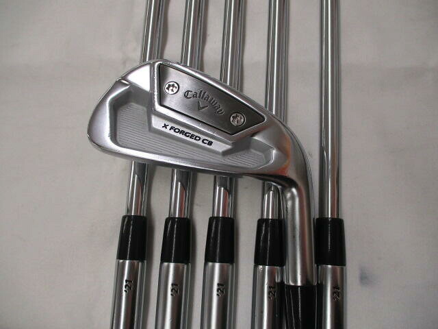 【中古】キャロウェイ X FORGED CB 2021 アイアンセット 26° S200フレックス 37.75インチ ダイナミックゴールド HT Cランク 右利き用 Callaway ゴルフクラブ エックスフォージドCB2021 ゴルフドゥ ゴルフ