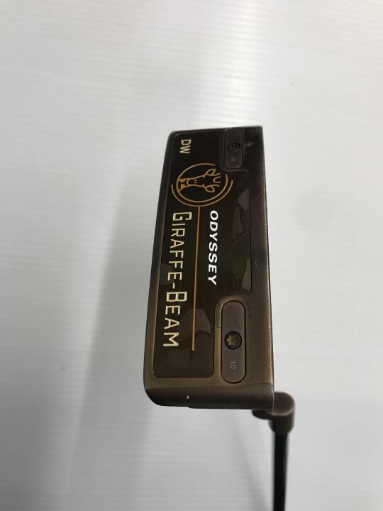 【中古】オデッセイ GIRAFFE-BEAM DOUBLE WIDE パター 33.0インチ ヘッドカバーあり オリジナルスチール Cランク 右利き用 ODYSSEY ゴルフクラブ ゴルフドゥ ゴルフ用品 GOLF DO 中古ゴルフクラブ