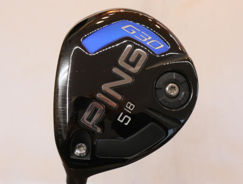 【中古】ピン G30 フェアウェイウッド 5W 18° SRフレックス 43.0インチ ヘッドカバーあり TFC 390F Cランク 左利き用 PING ゴルフクラブ ゴルフドゥ ゴルフ用品 GOLF DO 中古ゴルフクラブ