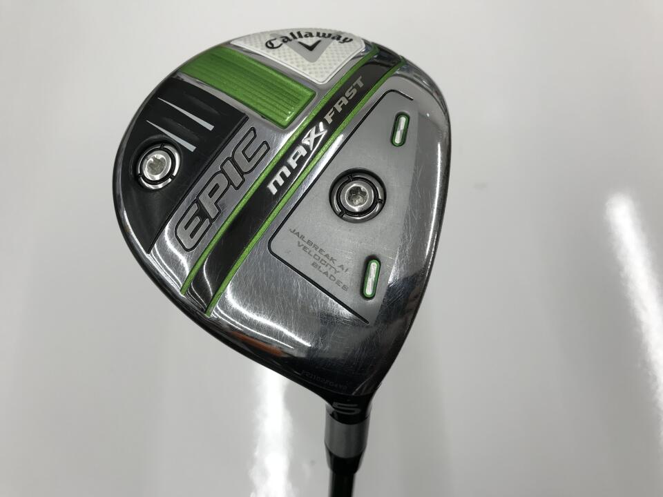 【中古】キャロウェイ EPIC MAX FAST フェアウェイウッド 5W 18&deg; SRフレックス 42.5インチ Speeder EVOLUTION for Callaway Cランク 右利き用 Callaway ゴルフクラブ エピックマックスファスト ゴルフドゥ ゴル｜ゴルフ ドゥ 中古クラブ店