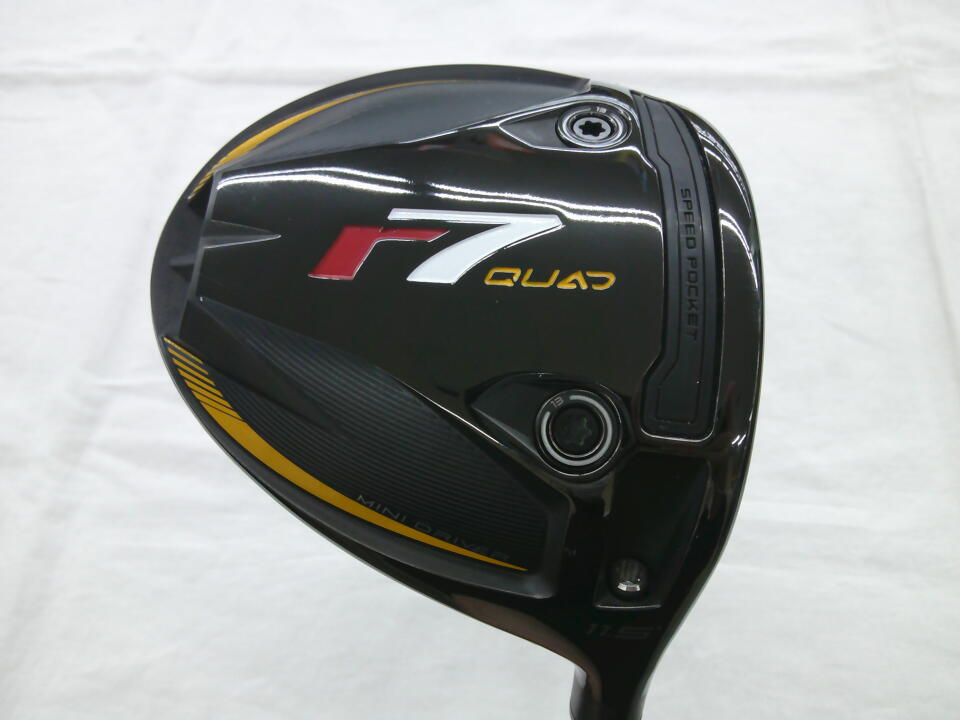 【中古】テーラーメイド r7 QUAD MINI DRIVER ドライバー 11.5° Sフレックス 44.0インチ ヘッドカバーあり Diamana SILVER TM55(r7 QUAD) Bランク 右利き用 Taylormade ゴルフクラブ アールセブンクアッドミニド