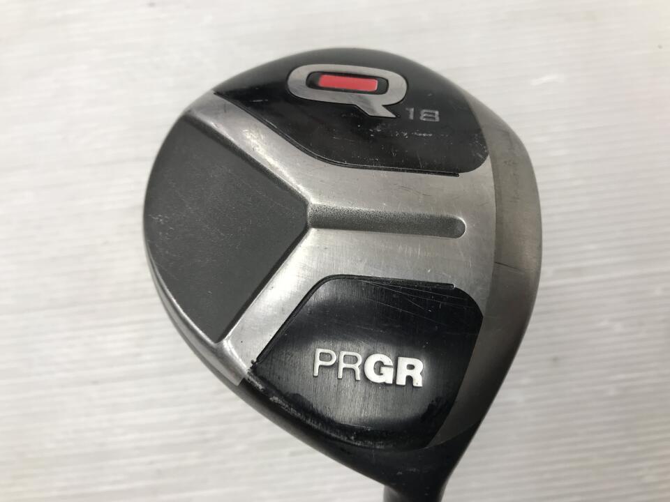 【中古】プロギア Q フェアウェイウッド FW 18° 40.5インチ Q オリジナルカーボン Dランク 右利き用 PRGR ゴルフクラブ ゴルフドゥ ゴルフ用品 GOLF DO 中古ゴルフクラブ